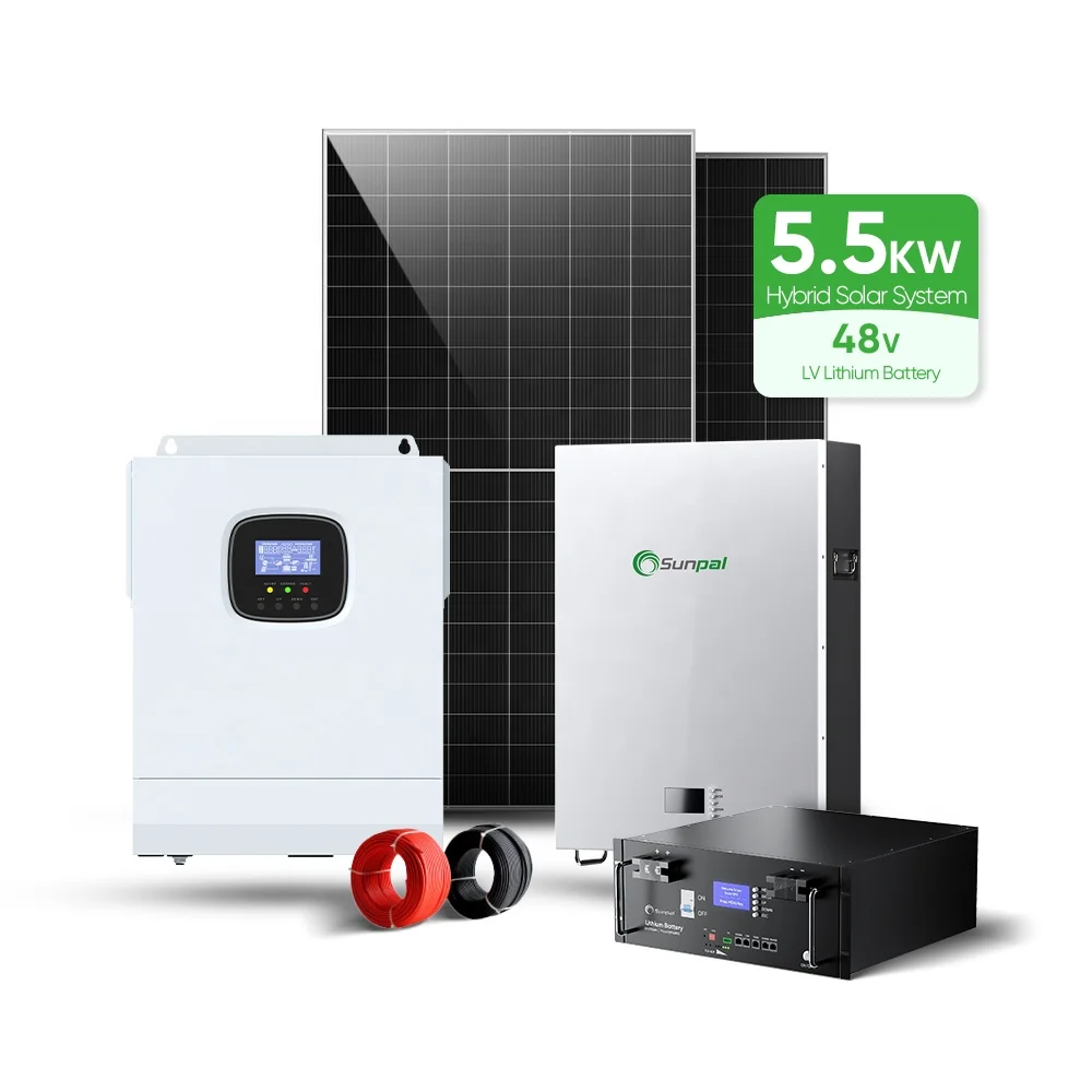 Sunpal Mppt Solar Hybrid Power System 5 kW 5.5kW Home Solar Battery Storage System For Home