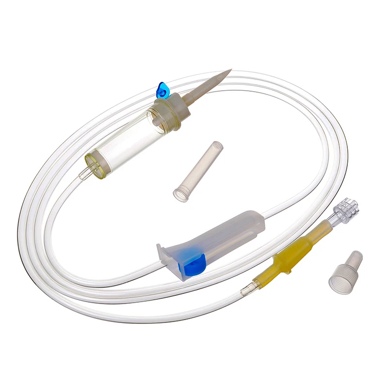 Система переливания Luer Lock для детей и взрослых, инфузионный набор одноразового использования с капельницей