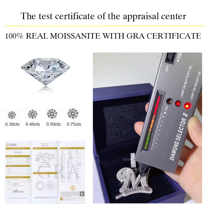 2025 Custom Baguette Cut Ring 10K 14k Real Solid Gold Pass Diamond Tester VVS Moissanite Ring Iced Out Men Fine Jewelry Ring