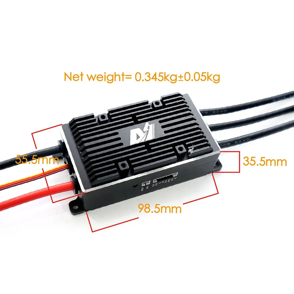 Maytech VESC7.12 Supercase 200A based on VESC75 for Electric Skateboard Longboard Robotics SUPER ESC with Cooling Fan and UBEC