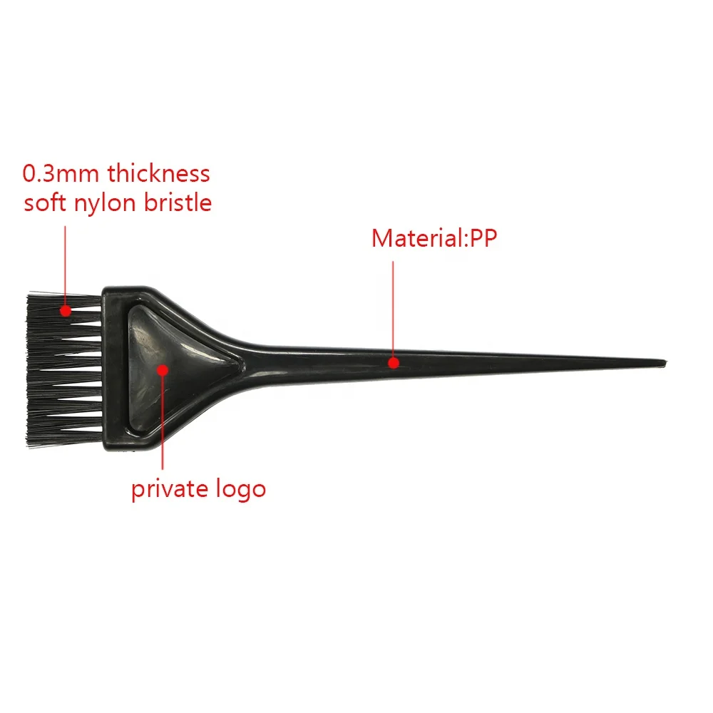 Texmax Color Hair Application Tool Plastic Handle Professional salon Hair Dyeing Brush