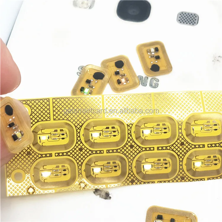 Hot Selling new fashion design NFC shining LED Rfid finger Nail Tag Art Sticker nfc nail stickers for women