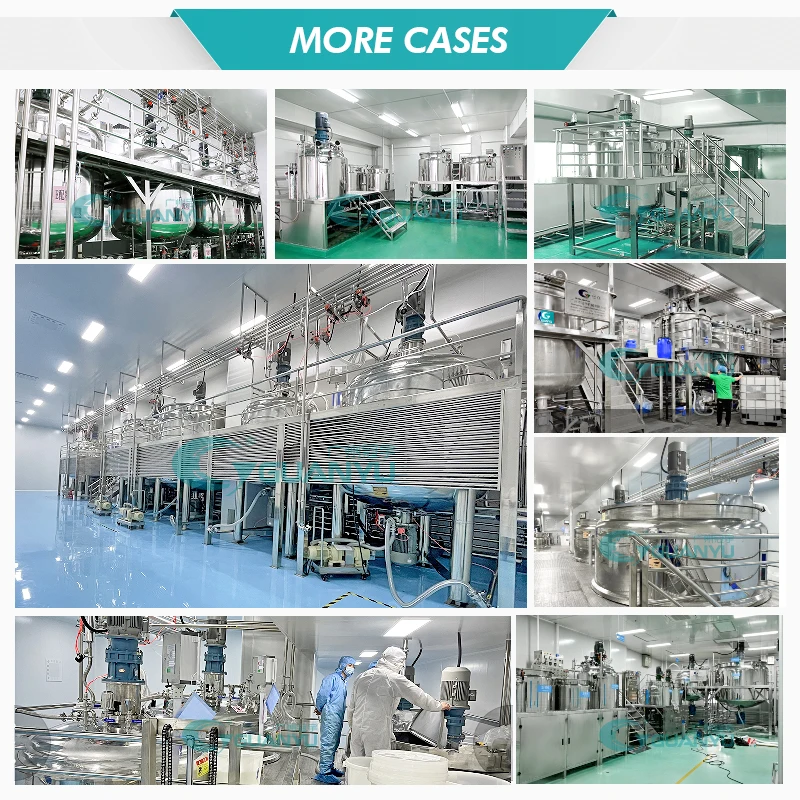 Professional Shampoo Mixer Mixing Tank Dishwashing Paste Liquid Detergent Soap Making Machine