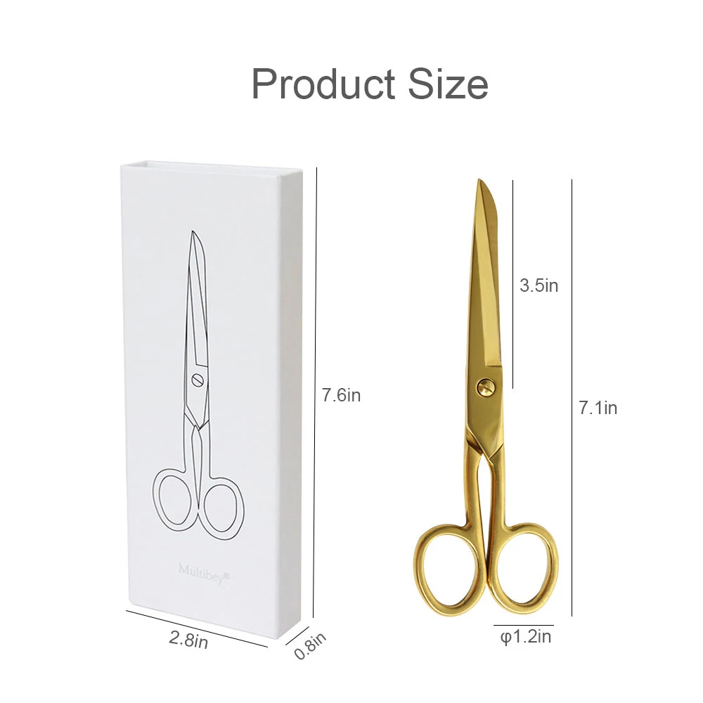 Профессиональные Парикмахерские ножницы 7 дюймов Heavy Duty Gold режущие бумажные для