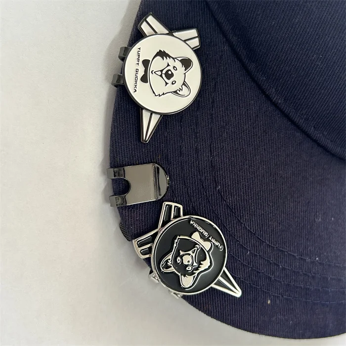 Hot Sale Custom Golf Accessories Delicate Hat Clip Golf Ball Marker