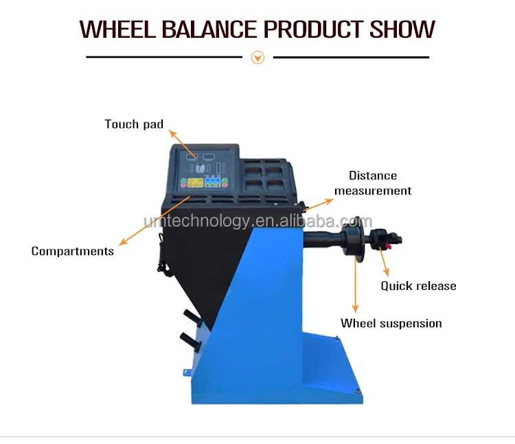 Economical Tyre Vehicle Equipment Dynamic Balance Instrument Car Wheel Balancing Machine For Sale