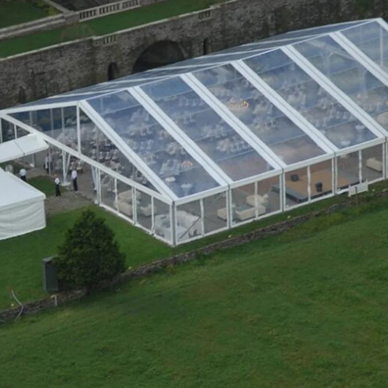 Professional High Quality Commercial PVC Inflatable Tent Outdoor Warehouse Events Weddings Exhibitions-Waterproof Glass Cover