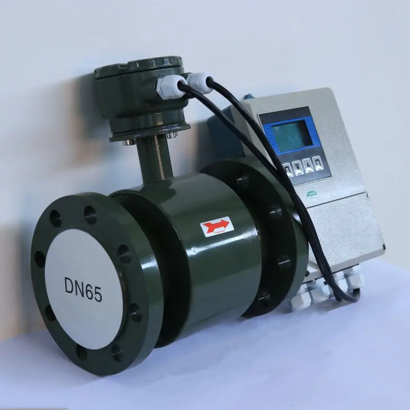 Digital water food grade flowmeter electronic flow meter industrial intelligent sewage water magnetic electromagnetic flowmeter