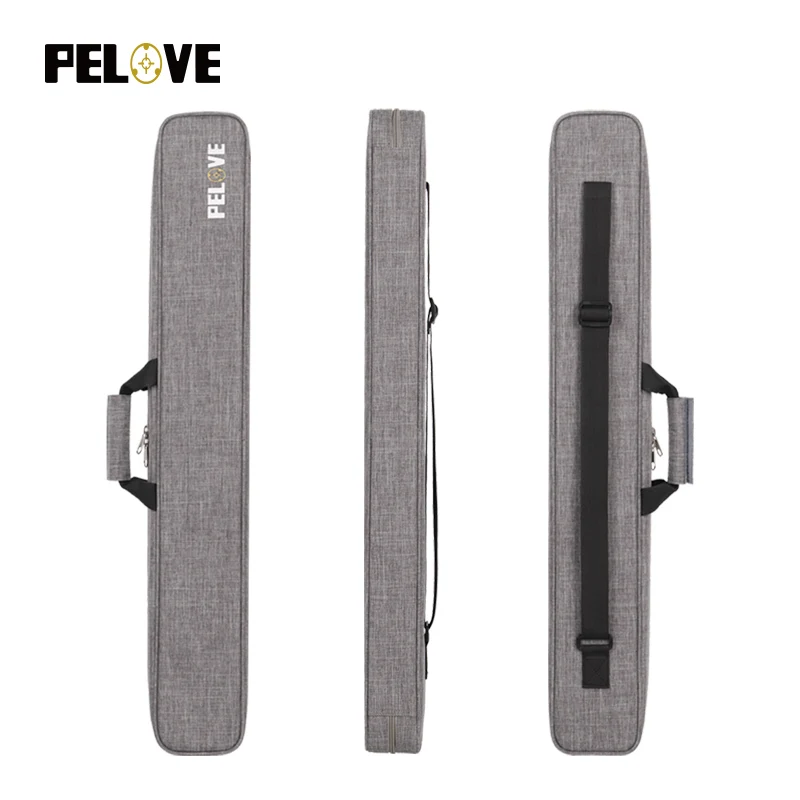 Factory wholesale can customize logo, Portable pool cue bag on hand and back,Professional soft pool cue case