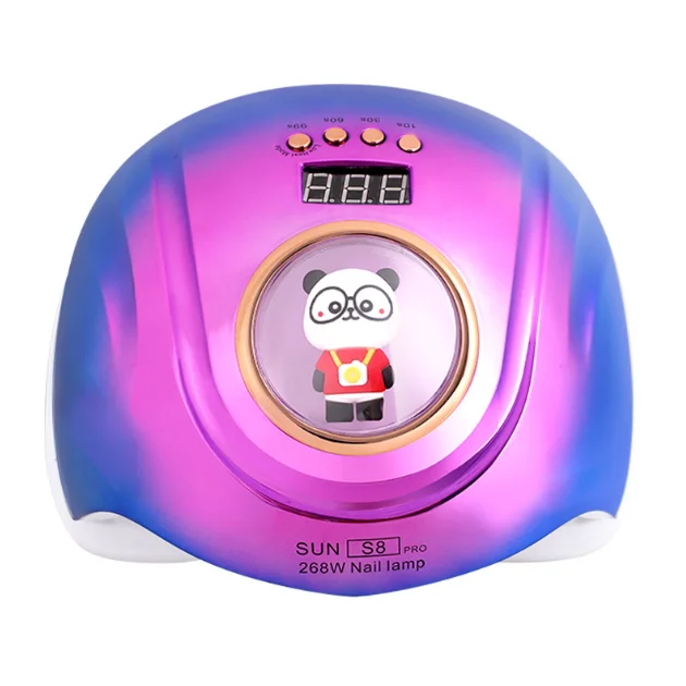 Fashionable Cute Nail Lamp with Cartoon Pig Tiger Panda Design for Curing Polish Gel High Power Nails Art Manicure Tool