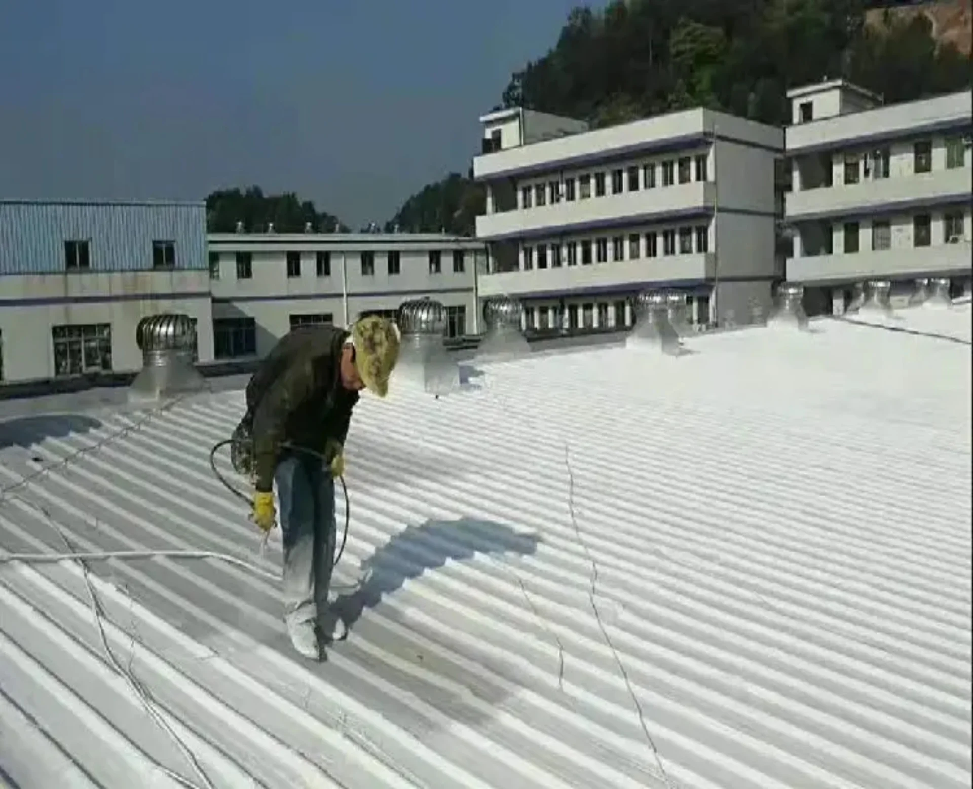 STY-E67-10 Senta For concrete or metal roofs heat solar reflectivity paint cool roof coating