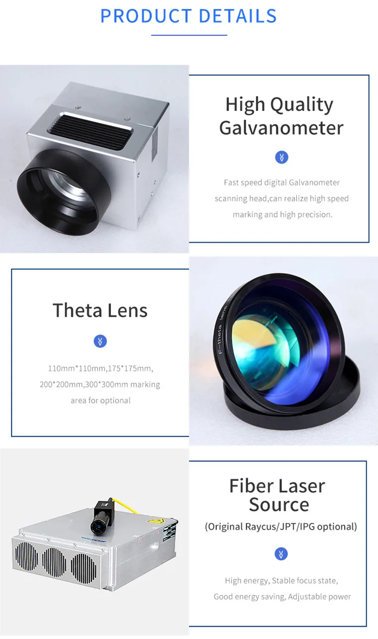 ABN laser manufacturers overall portable fiber laser marking printer machine