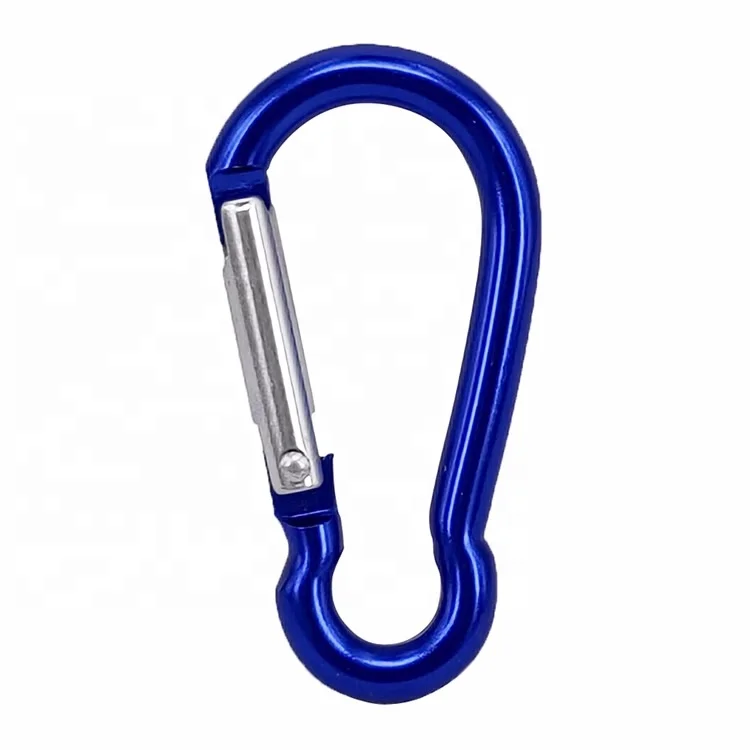 Factory Sell 14 Cm Large Carabiner Hook Mommy Stroller Hook With Sponge Handle Aluminium Alloy Hook Karabiner