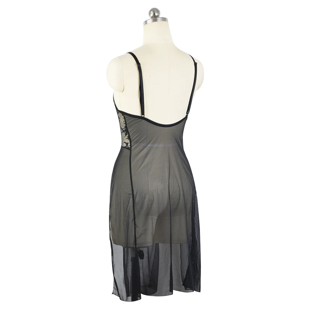High Quality RTS Wholesale Women Sexy Lingerie Lace Sleepwear beautiful Nightwear Women Slip