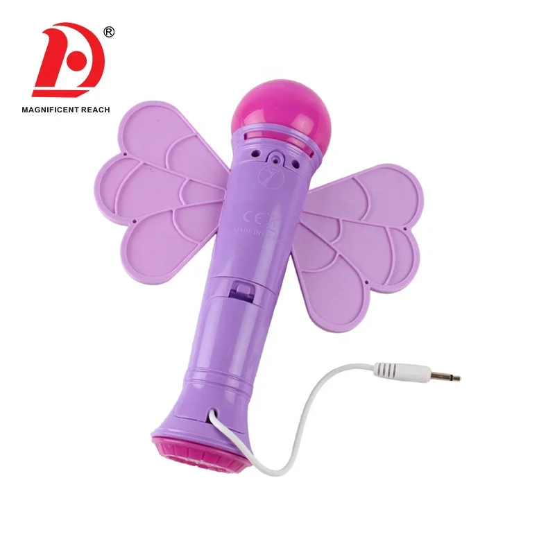 HUADA 2019 Baby Musical Karaoke Echo Microphone Toys with Connecting Cell Phone Function