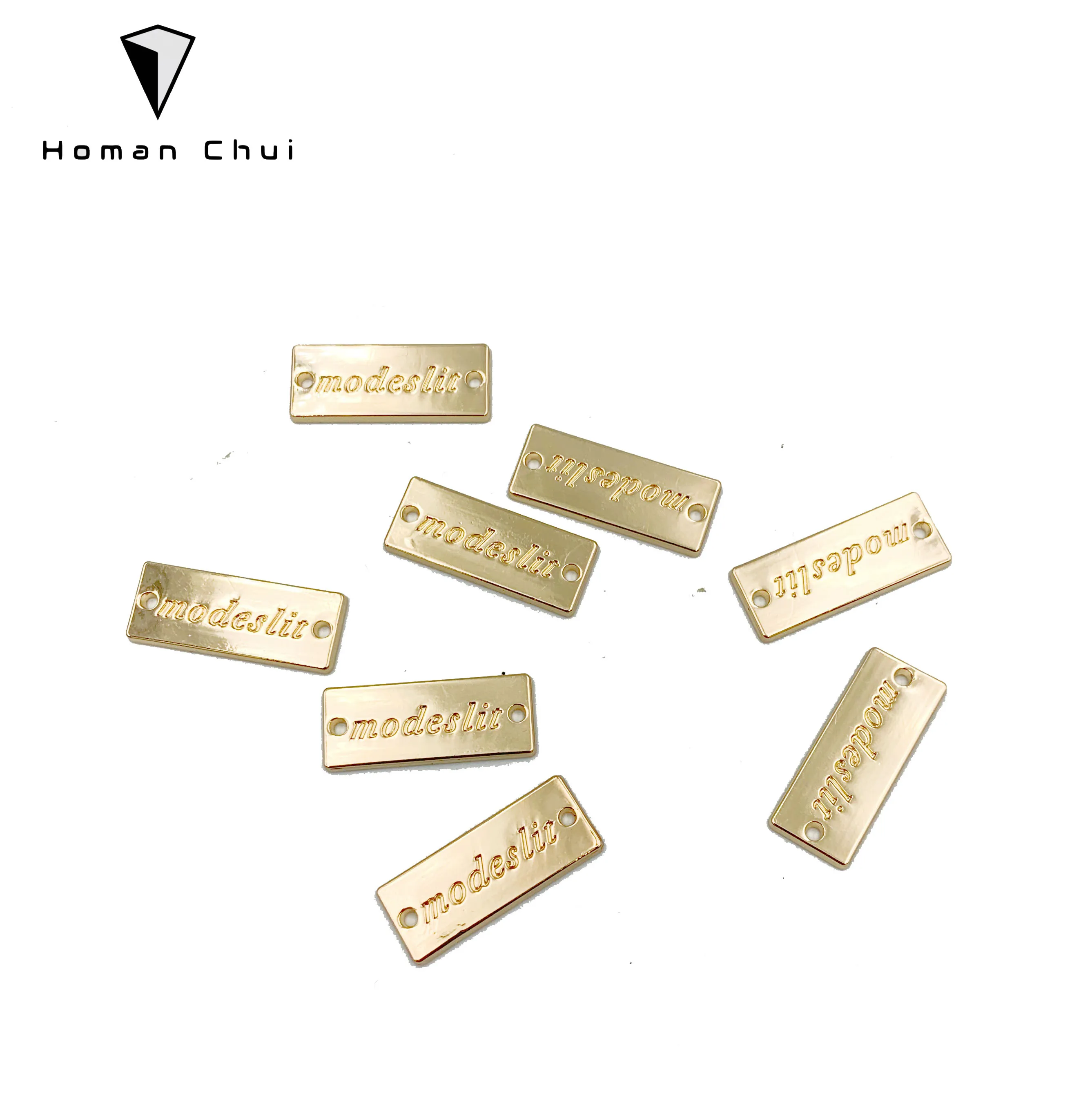 2020 new design metal label metal tag for clothing/hats/scarf