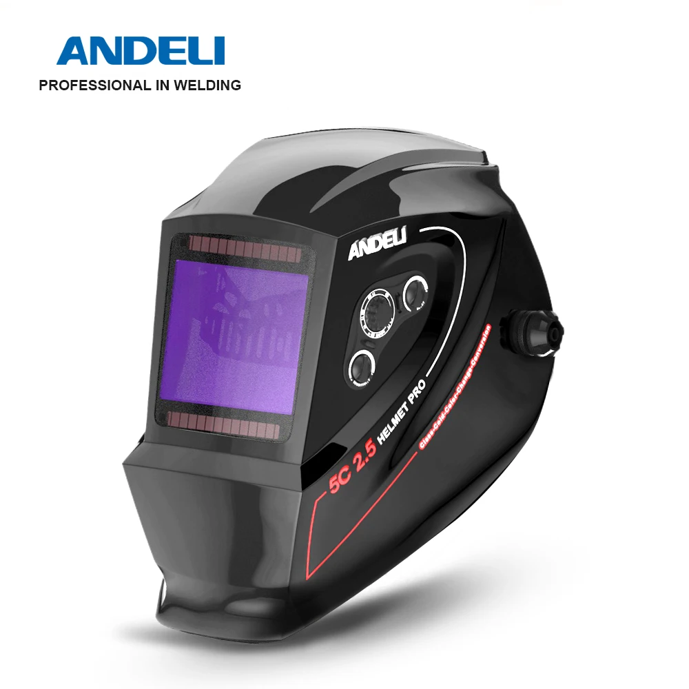  ANDELI ADL-M1000H Сварочная маска с автоматическим затемнением DIN16 TIG MIG MMA маска/шлем/крышка/объектив для сварочного