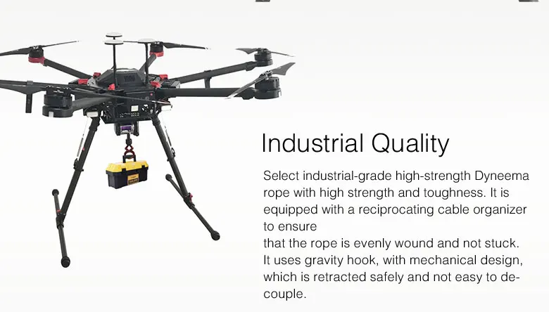 5kg Payload Release and Drop Device F10 Winch with Hook for drone UAV