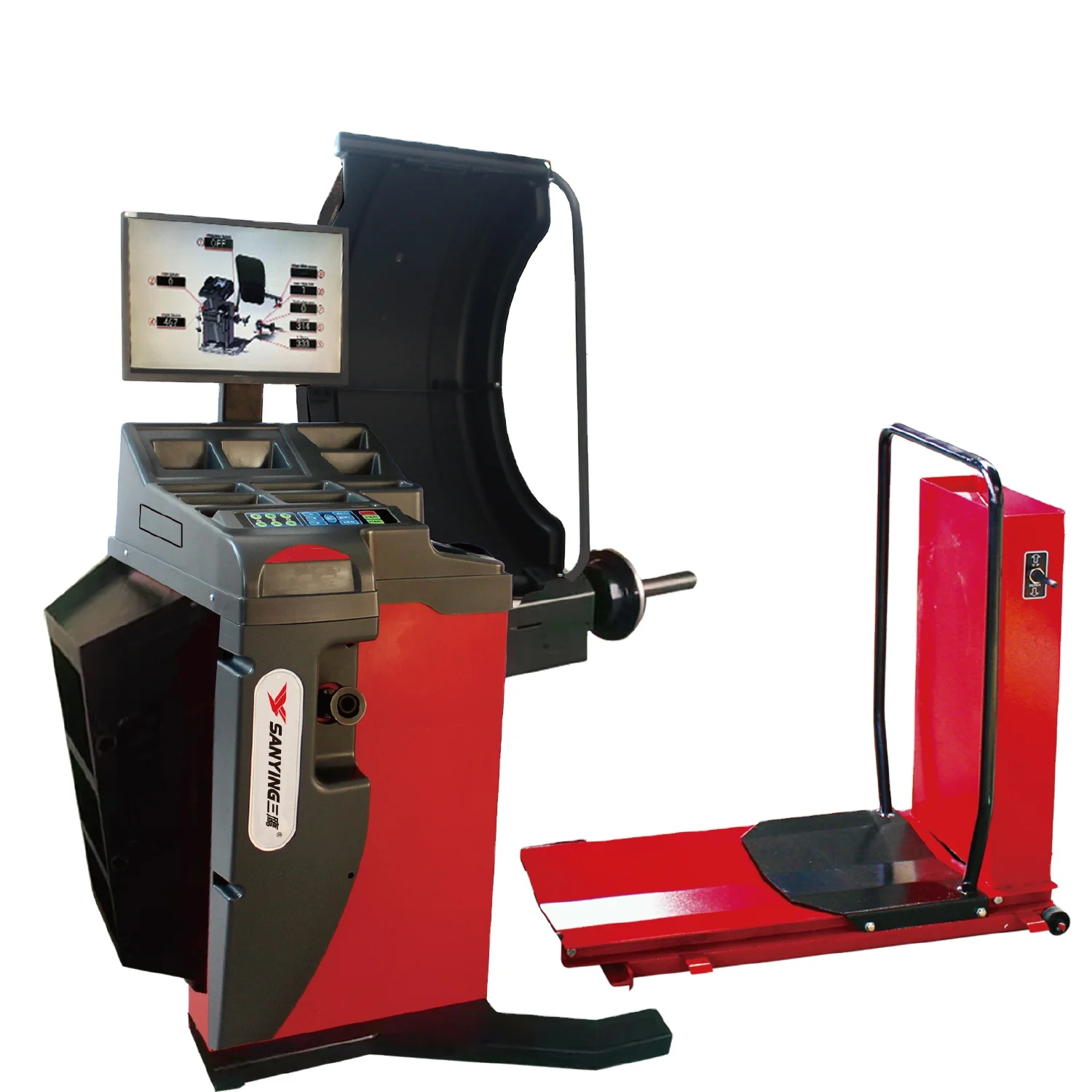 SUNSHINE Wheel Balancer Wheel Balancing Machine Car Tire Service Equipment Car