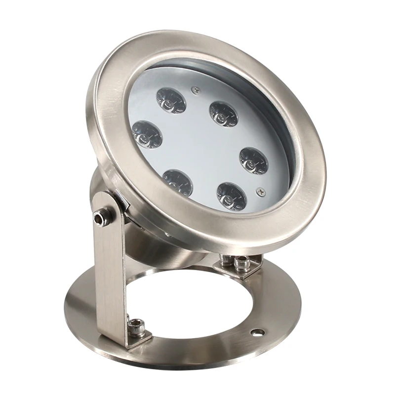 IP68 Waterproof Underwater Spotlight Swimming Pool Fountain Aquarium Landscape Lighting 6W