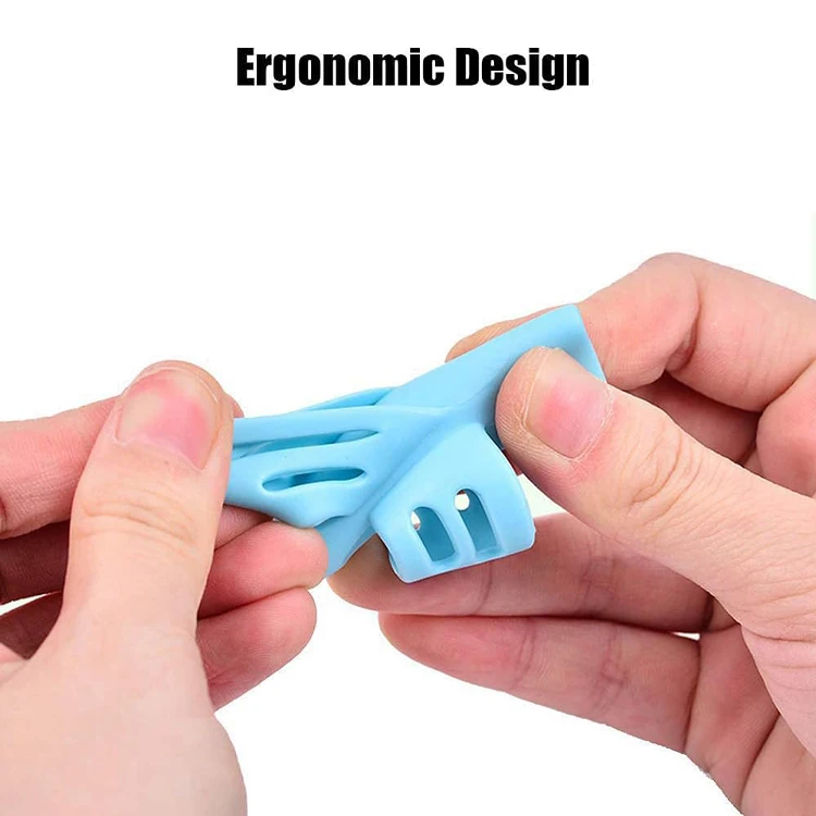 Factory Wholesale Silicon Gripper Soft Grips For Kids Handwriting Mechanical Pencil