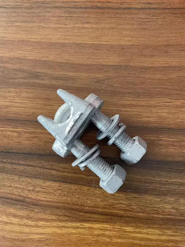 Customizable Hot Dip Galvanized 10mm 16mm 20mm Rigging Casting Malleable Steel Wire Rope Clip