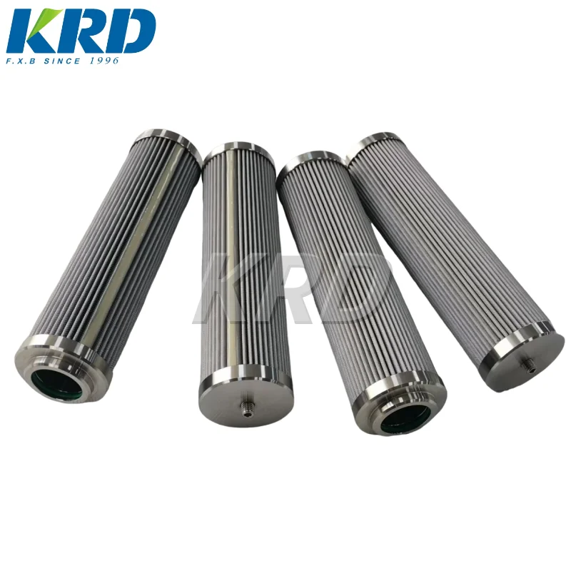 KRD 2024 Hot Sale Compatibility Of Filter Materials Cartridge Industrial Oil Filters Mesh Hydraulic Oil Stainless Steel Filter