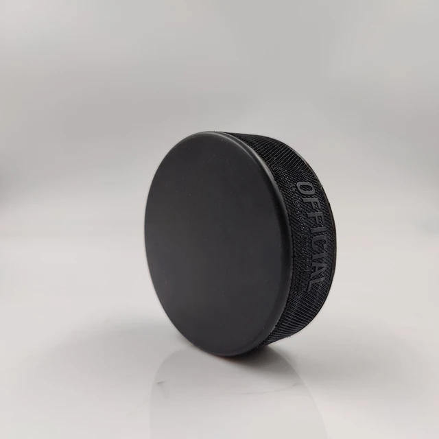 Factory Direct Sale High Quality Ice Hockey Puck 3 Inch 6OZ Customized Printing Logo Rubber Solid Official Ice Hockey Pucks
