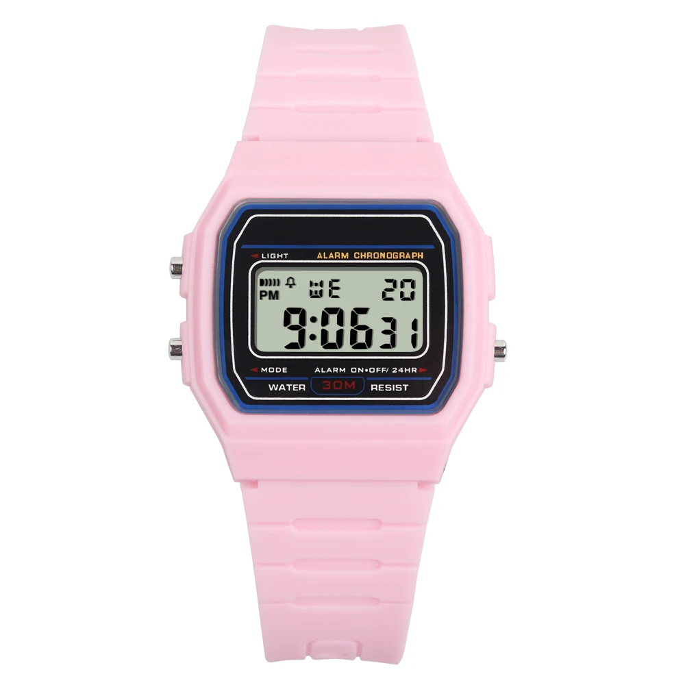 Custom Logo Sports LCD Screen Special china Multifunctional fashion outdoor waterproof rectangle digital watches