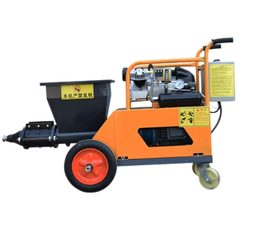 Factory 711 cement mortar spraying machine gypsum putty powder wall machine plastering paint spraying machine