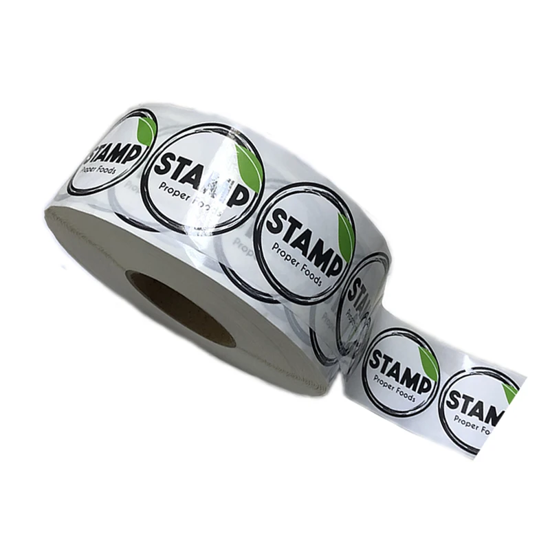 High Quality Private Custom Glossy Finishing Logo Stickers