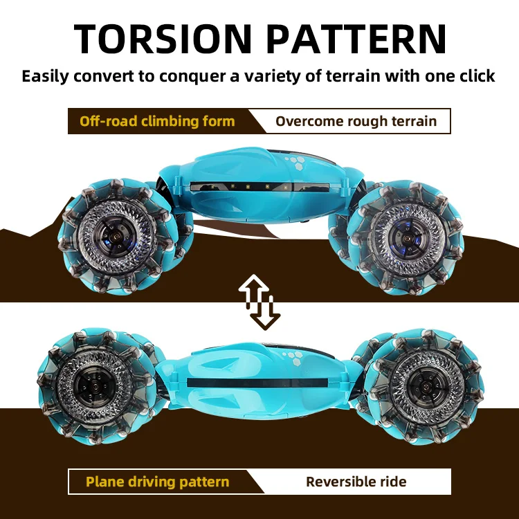 High Speed Off-road Kids Mini Toy Twisting Double Side Drift 4x4 Gesture Watch Stunt Rc Car With Remote Control
