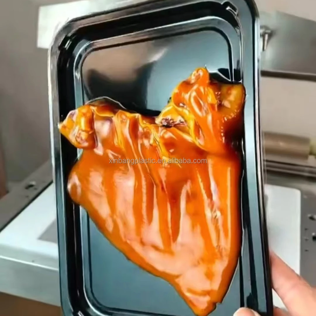 Fresh Meat Seafood Blister Vacuum Skin Tray PET/PP Material Blister Tray for Steak Fruit Chocolate Snack Packaging