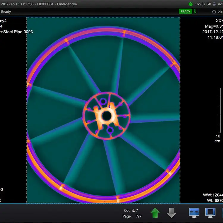 10*12 дюймов беспроволочный промышленный детектор с плоской панелью рентгеновский детектор с плоской панелью беспроводной детектор