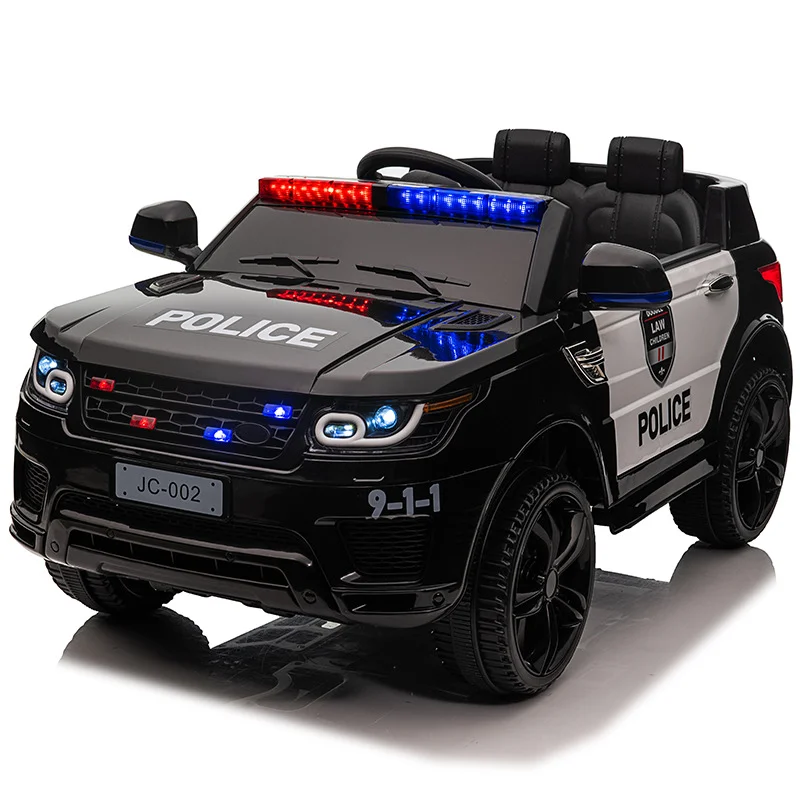 Kids Electric Ride-on Cars Police Children Electric Bettery Kids Remote Car Licensed Kids Electric Battery Girls Ride on Toy