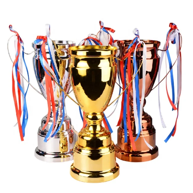Metal trophy custom gold trophy awards antique vivid design trophy cup