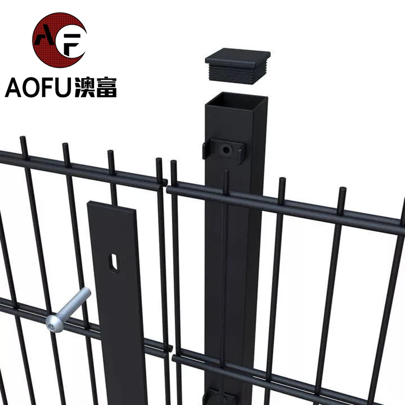 High Strength 3mm 4mm 5mm Double Wire Building Security Mesh Galvanized Double Wire Mesh Fence for Garden