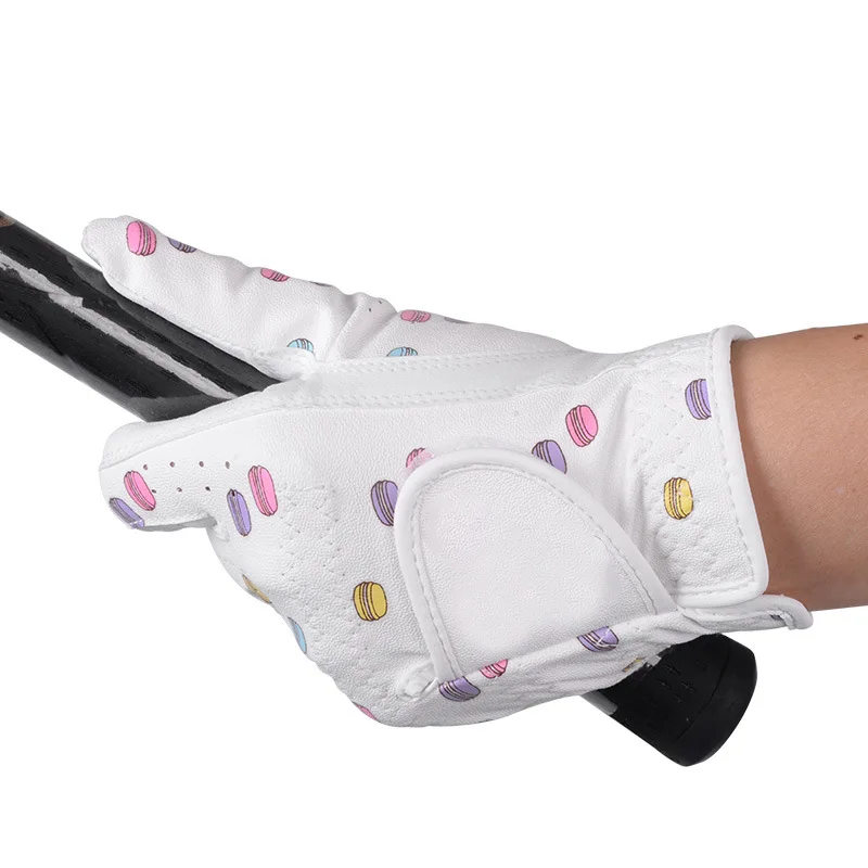 Cabrera Hand Ballsgolfing pattern Custom Logo Personalized Printed Woman Women Ladies Golf Glove with Ball