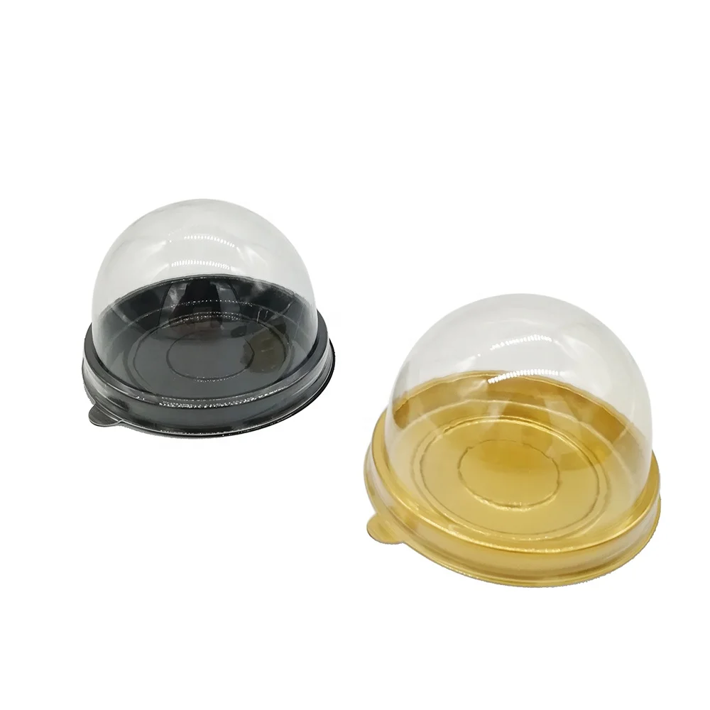 Transparent Round Dome Mini Plastic Cake Box