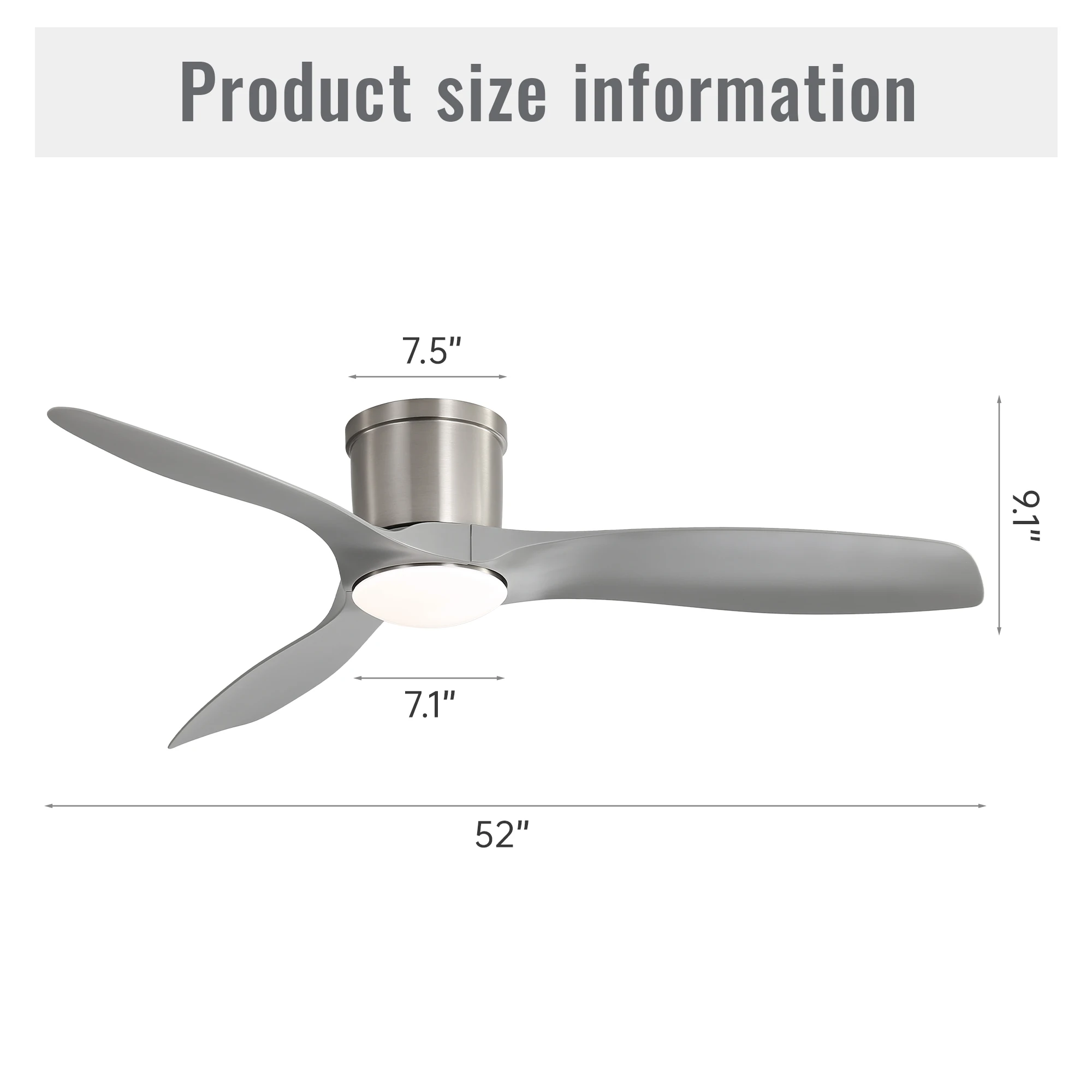 KBS Minimalist Stylish Ceiling Fan Light More Than 5 Speed Ceiling Fan Switch For Outdoor