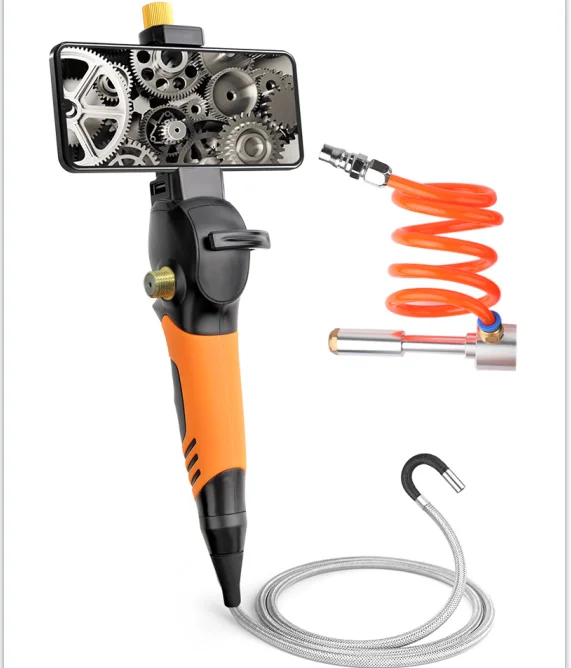 Portable inspection endoscope camera with One megapixels,1/6inch image sensor, 8 LED light sources