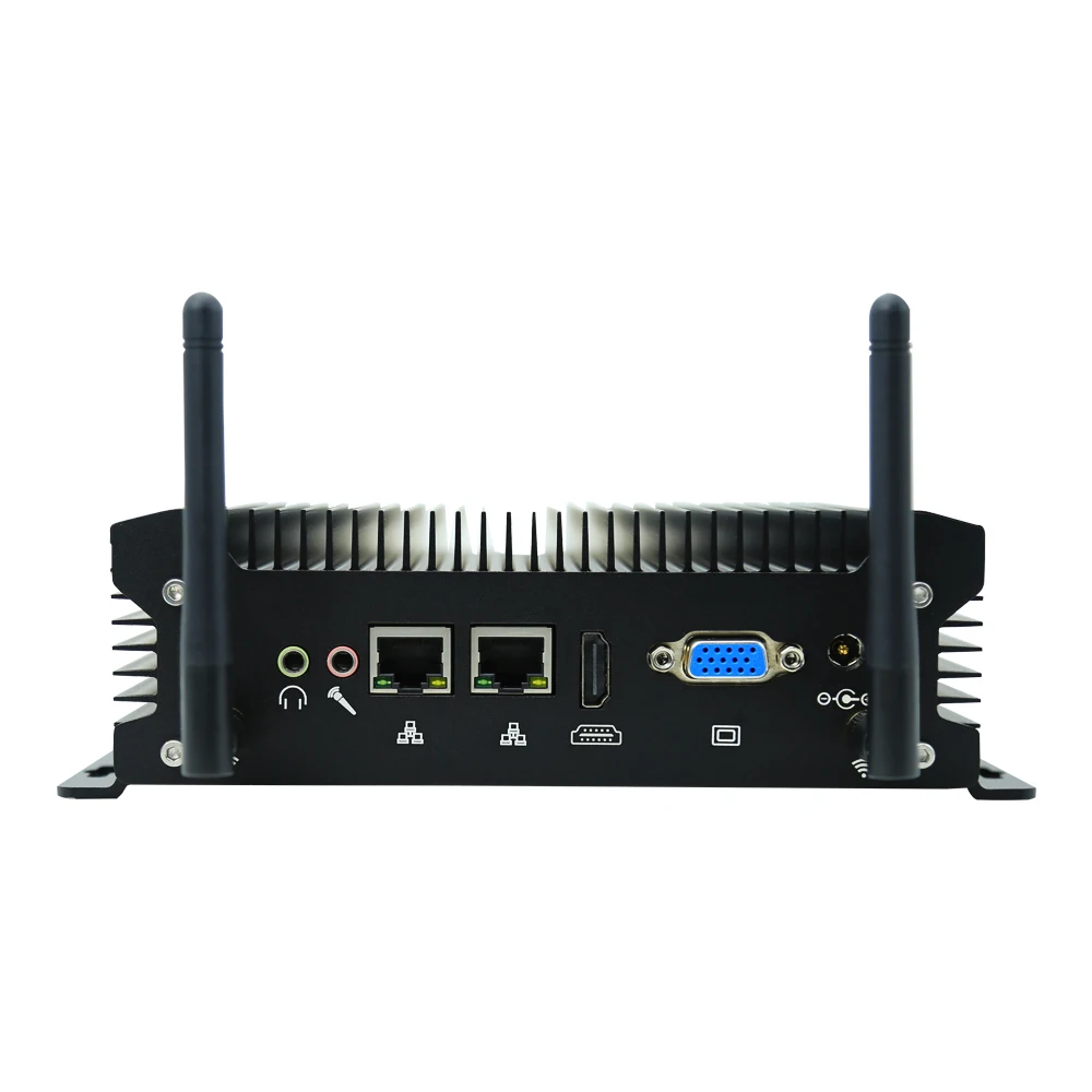 Промышленный микро встроенный компьютер Co-re I3 I5 2COM Мини ПК VGA H-D 2LAN Win 10 безвентиляторный промышленный для автономных транспортных средств