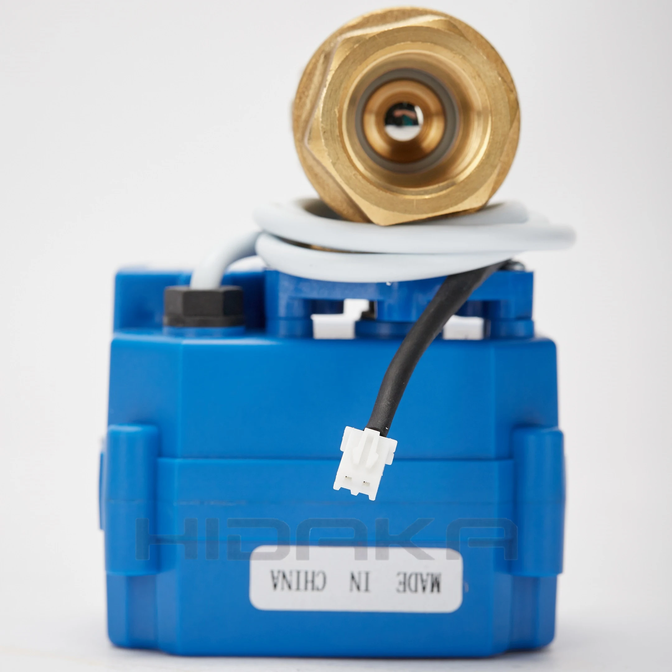 HIDAKA WLD-807 DN25*1 Smart voice Water Leak Detector Home Alarm System with wired sensor Auto Shut Off Valve