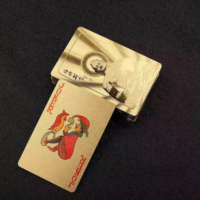 Оптовая продажа Роскошные игральные карты высокого качества пластиковые покер ПВХ карты