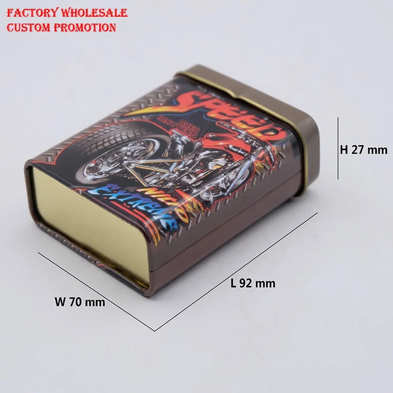 * wholesale custom colored sigare sigar cigarette tabaco cigarette kotak kaleng rokok easy carried cajas tin box