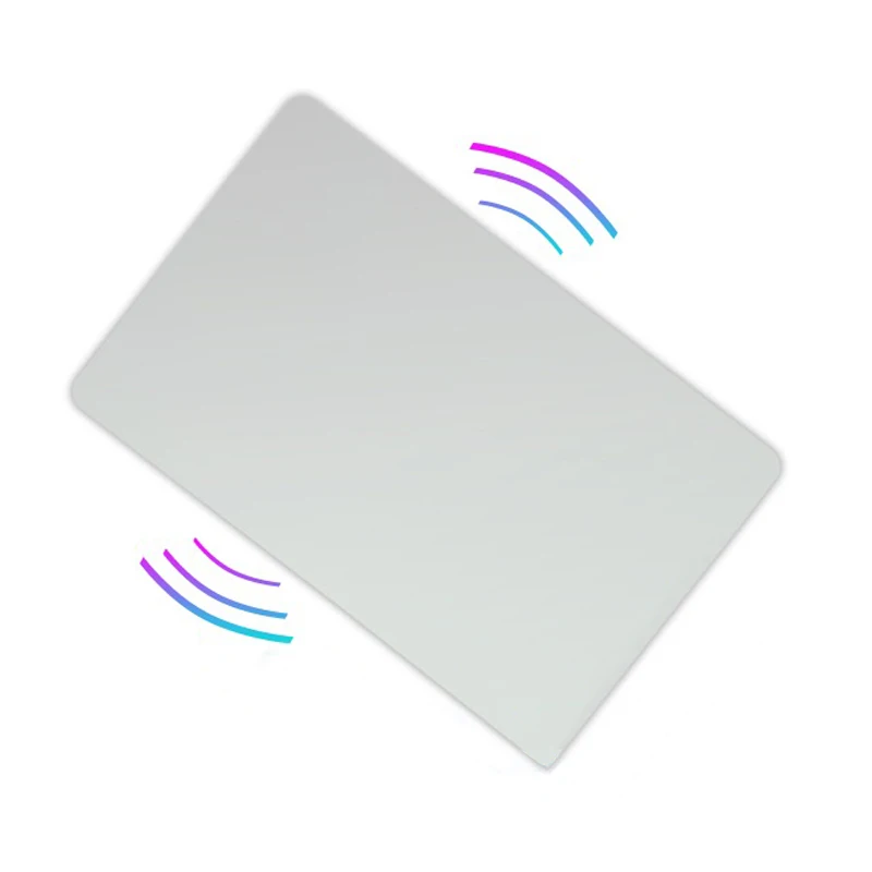white rfid PVC card nfc Blank 13.56MHz RFID Card Printable ISO14443A Inkjet nfc cards