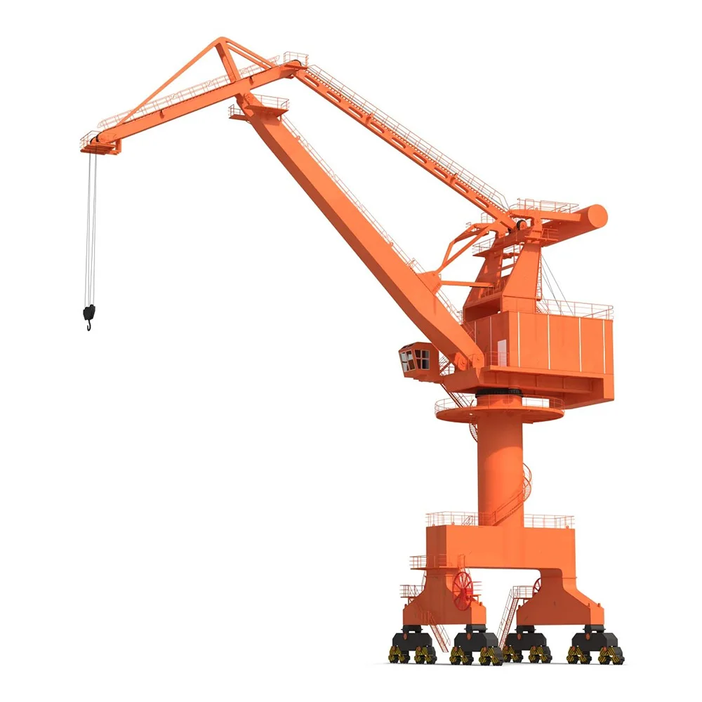 50 Ton Harbour use container port jib luffing dock portal crane on sale