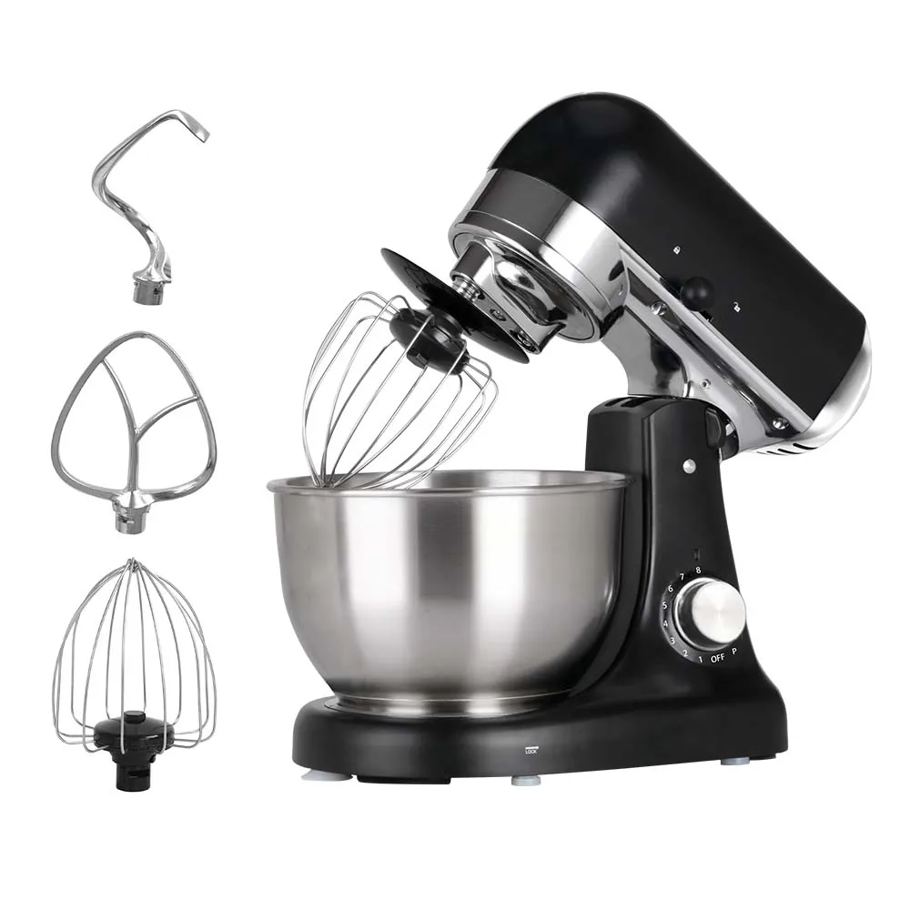 Hot Sale Durable 5 liter Metal Cast Large Capacity 1000w Powerful Household Stand Mixer for Baking Cake Dough Kneading