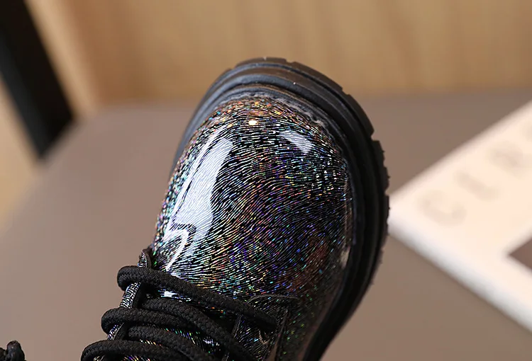 New Winter Children Shoes Pu Leather Waterproof Plush Boots Kids Snow Boots Brand Girls Boys Casual Boots Fashion Sneakers