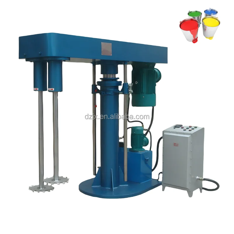 DZJX Industrial 1500L 2 Octyl Cyanoacrylate Eyelash Super Glue Mixer Tank Dispersion Mixing Machine For Ceramics Paint